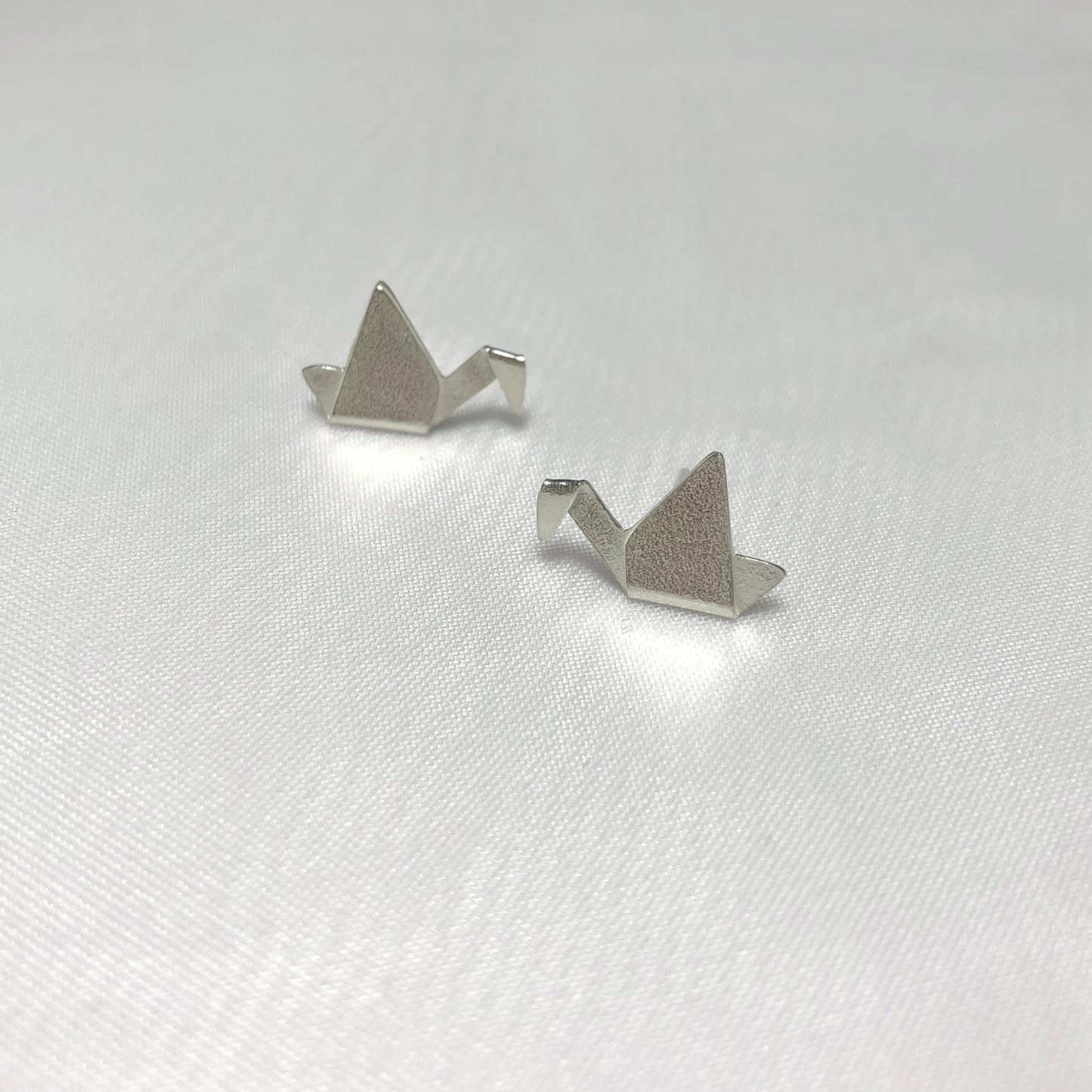 Topos Grulla de Origami | Plata