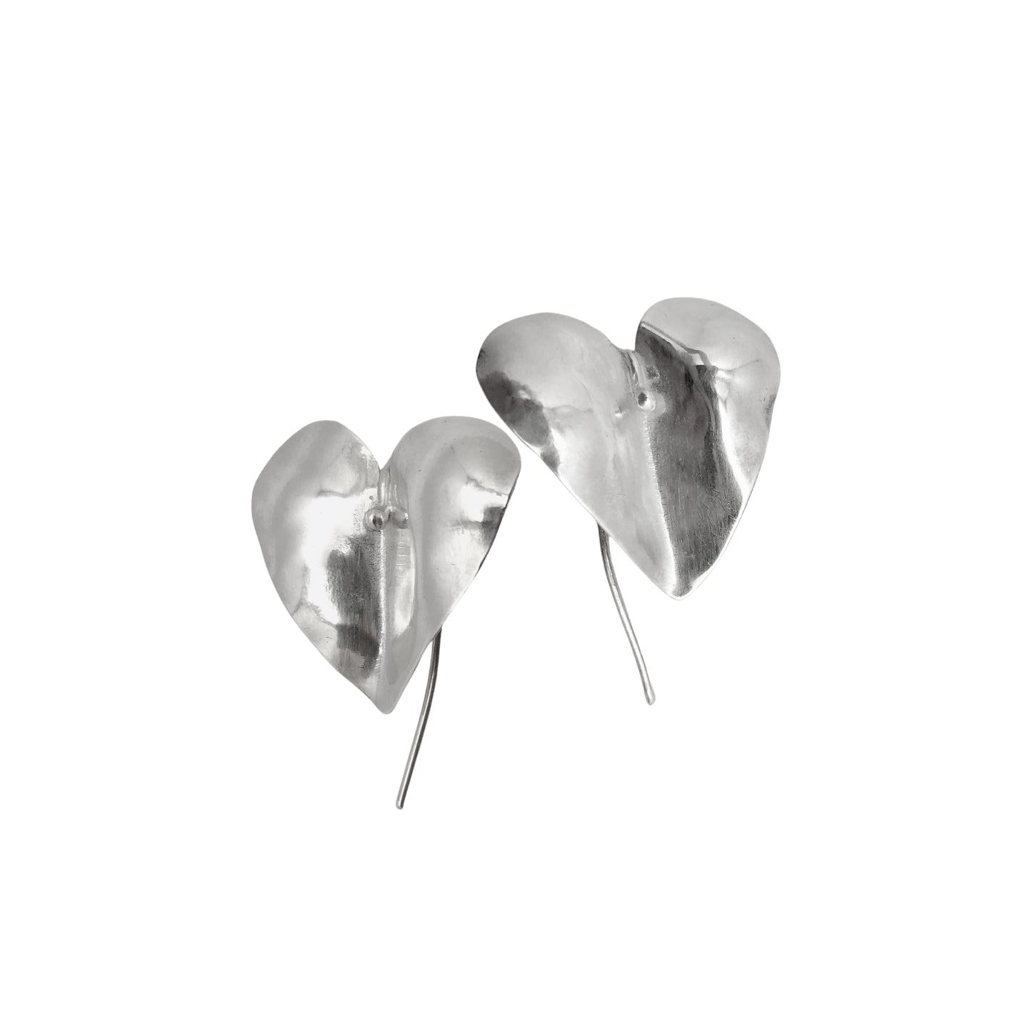 Aretes Anturio | Plata