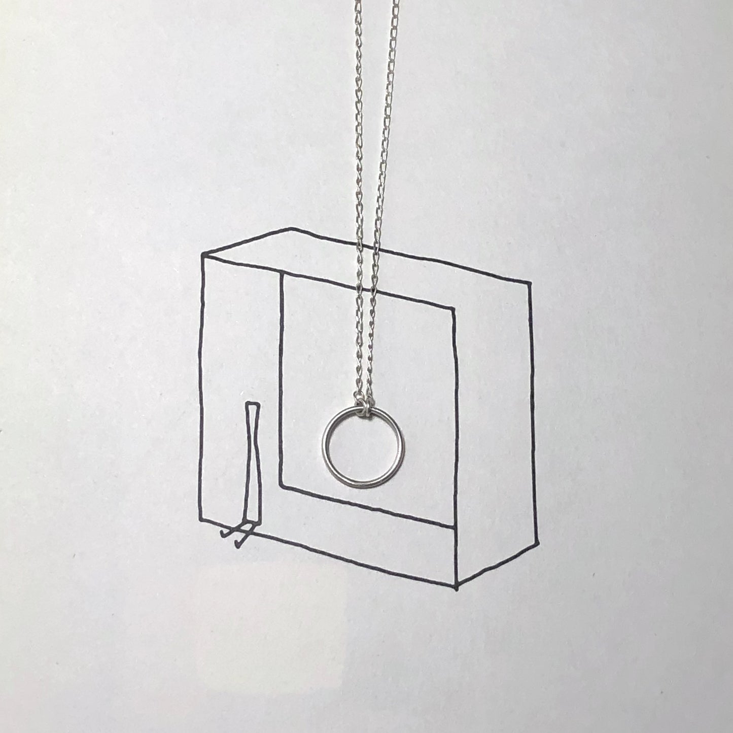 Collar Aro Geométrico | Plata