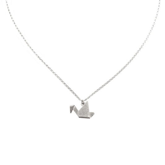 Collar Grulla de Origami
