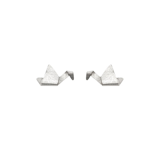 Topos Grulla de Origami | Plata